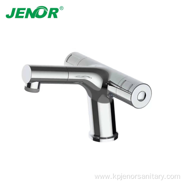 Modern Bathroom Spray Pull Down Basin Faucet